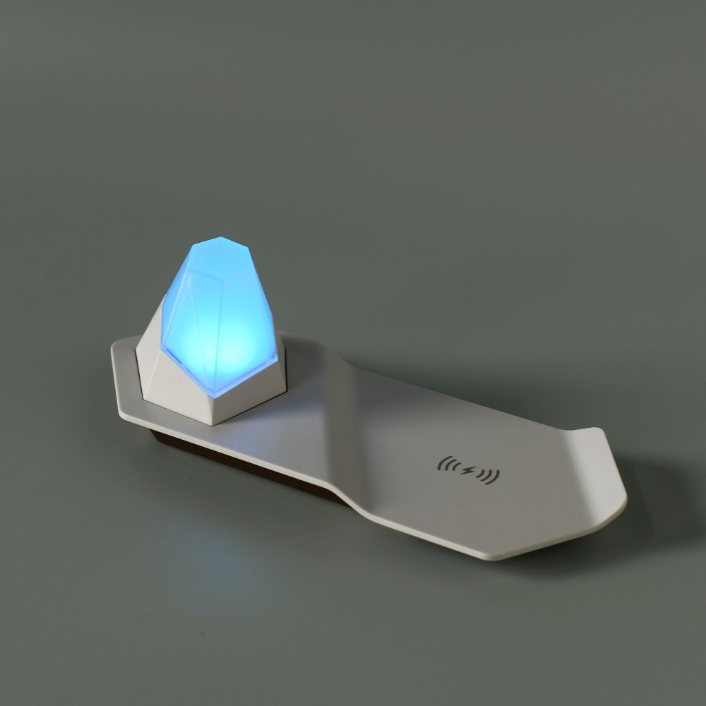 Wireless Smartphone Charger <BR> with Night Light