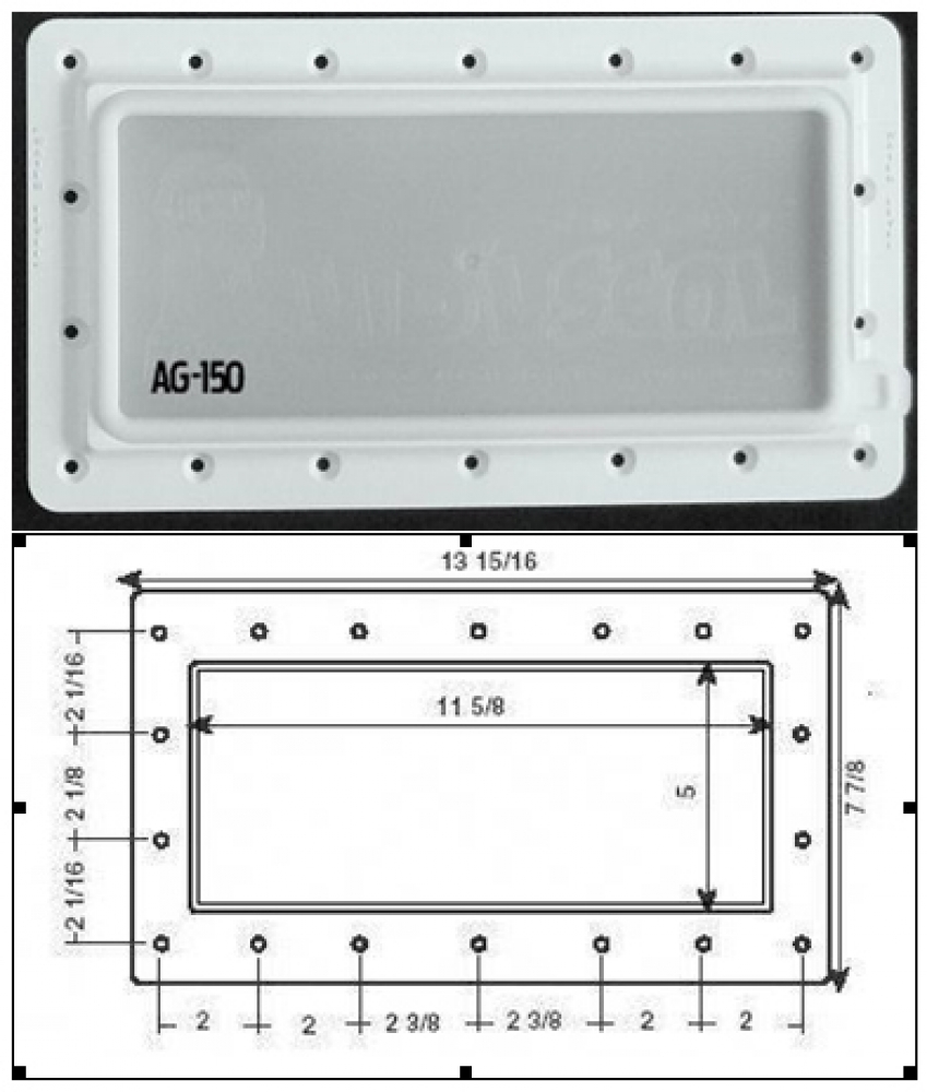 Super-Pro® Skimmer Door™ Measurements