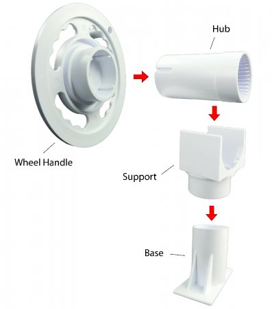 Sun2Solar®  Plastic Solar Cover Reel Parts