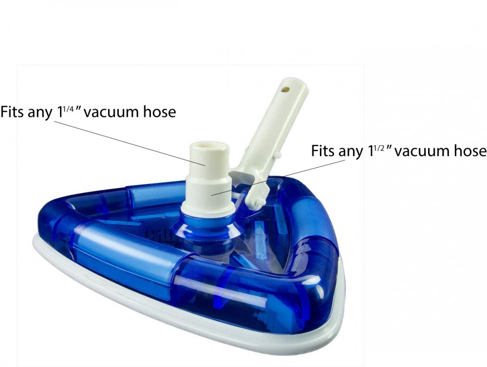 Aqua Select® See-Thru Vacuum Head - Information On Hose Connections