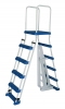 Blue & White A-Frame Pool Ladder