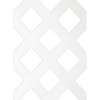 Fanta-Sea™ White Plastic Lattice Fence (48")