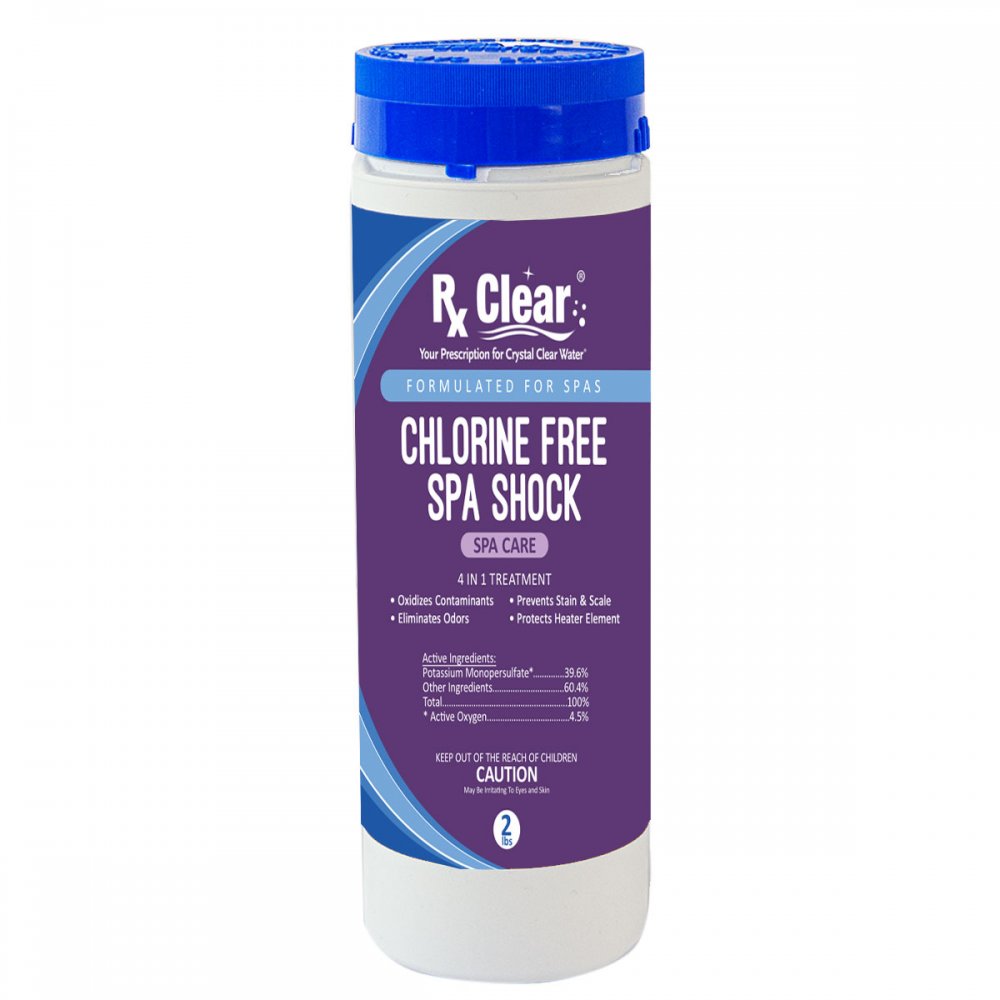 Rx Clear® Chlorine Free Spa Shock 4-In-1 Treatment