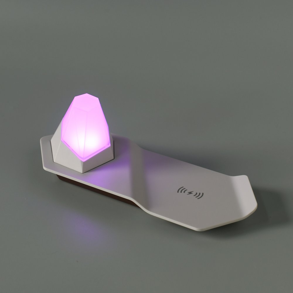 Wireless Smartphone Charger <BR> with Night Light