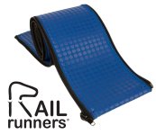 Rail Runners® Grip Dot 4' Pool Rail Cover - Blue