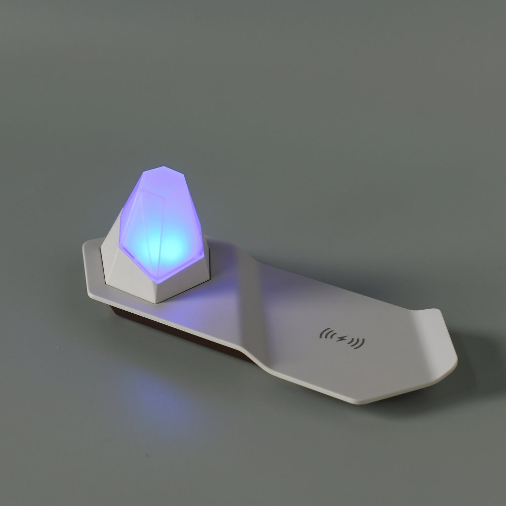 Wireless Smartphone Charger <BR> with Night Light