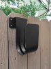 Jumbo Hose Hanger On Wood Fence