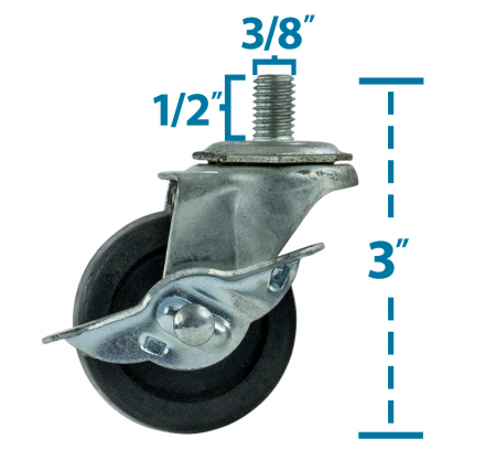 HydroTools&trade; by Swimline&reg; Caster Set w/ Wrench